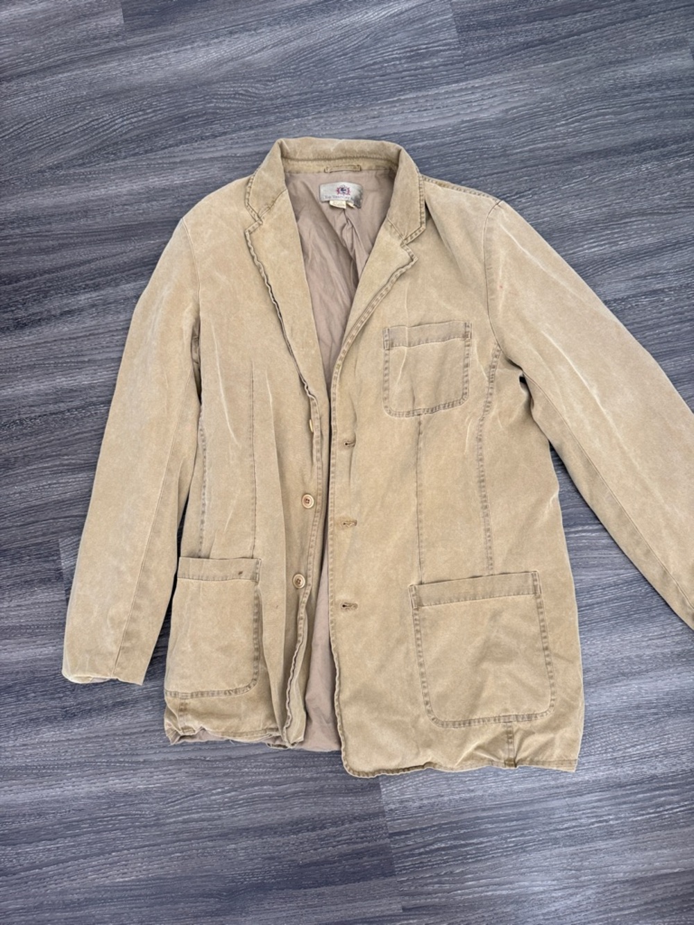 Men's Vintage Brown Shirt Jacket